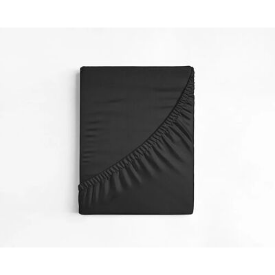 DreamHouse Katoenen Fitted Sheet - Zwart - 200x220 cm DreamHouse Katoenen Fitted Sheet - Zwart - 200x220 cm