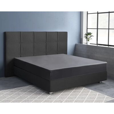 Primaviera Deluxe Katoensatijn Hoeslaken - Antraciet - 90x200cm Primaviera Deluxe Katoensatijn Hoeslaken - Antraciet - 90x200cm