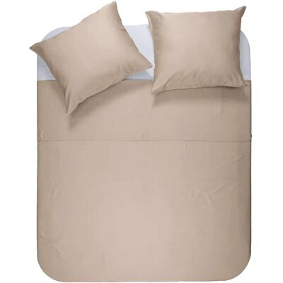 Primaviera DeLuxe Dekbedovertrek Uni Bamboe Taupe - Eenpersoons 140 x 200/220 cm + 1 kussensloop Primaviera DeLuxe Dekbedovertrek Uni Bamboe Taupe - Eenpersoons 140 x 200/220 cm + 1 kussensloop