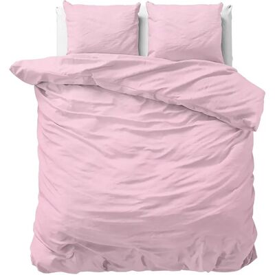 Dreamhouse Dekbedovertrek Stone Washed Roze - Tweepersoons 200 x 200/220 cm + 2 kussenslopen Dreamhouse Dekbedovertrek Stone Washed Roze - Tweepersoons 200 x 200/220 cm + 2 kussenslopen