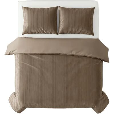 Sleeptime Dekbedovertrek Velvet Lining Taupe - Lits-jumeaux 240 x 200/220 cm + 2 kussenslopen Sleeptime Dekbedovertrek Velvet Lining Taupe - Lits-jumeaux 240 x 200/220 cm + 2 kussenslopen