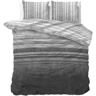 Sleeptime Dekbedovertrek Moon Light Grijs - Lits-jumeaux 240 x 200/220 cm + 2 kussenslopen Sleeptime Dekbedovertrek Moon Light Grijs - Lits-jumeaux 240 x 200/220 cm + 2 kussenslopen