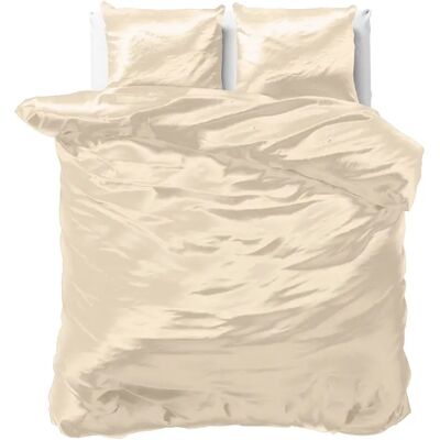 Sleeptime Dekbedovertrek Beauty Skin Care Crème - Tweepersoons 200 x 200/220 cm + 2 kussenslopen Sleeptime Dekbedovertrek Beauty Skin Care Crème - Tweepersoons 200 x 200/220 cm + 2 kussenslopen