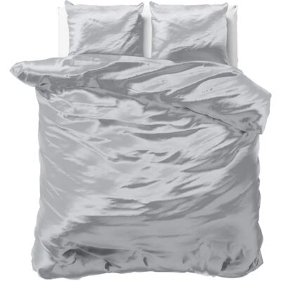 Royal Textile Zilverkleurige Microvezel Dekbedovertrek - Beddengoed Royal Textile Zilverkleurige Microvezel Dekbedovertrek - Beddengoed