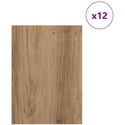 vidaXL Decorpanelen 12 st Artisanaal eiken 15 x 21 x 0,27 cm vidaXL Decorpanelen 12 st Artisanaal eiken 15 x 21 x 0,27 cm