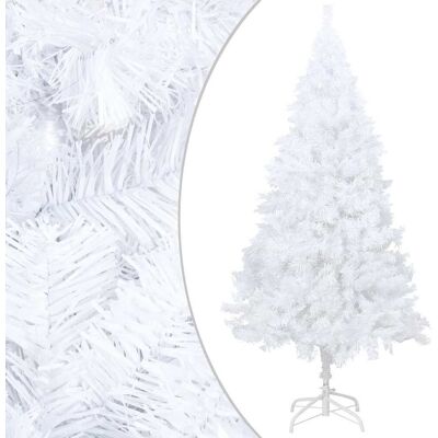 vidaXL Witte 120cm Voorgeïllumineerde PVC Kerstboom met Ballen vidaXL Witte 120cm Voorgeïllumineerde PVC Kerstboom met Ballen