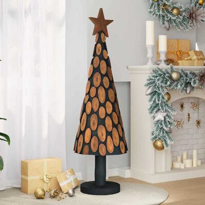vidaXL Kerstboom met standaard Bruin 149 cm Massief teakhout vidaXL Kerstboom met standaard Bruin 149 cm Massief teakhout