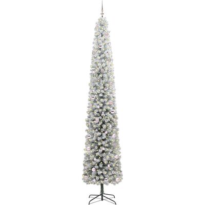 vidaXL Kunstkerstboom Groen 300 cm PVC en Staal en Kunststof vidaXL Kunstkerstboom Groen 300 cm PVC en Staal en Kunststof