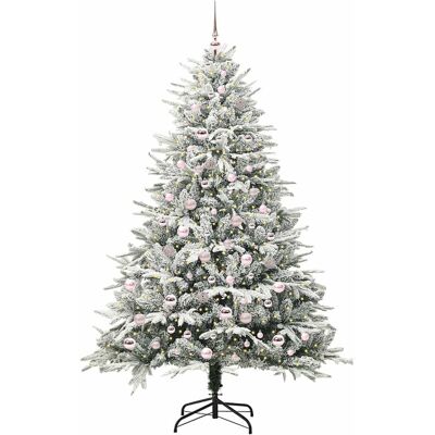 vidaXL Artificial Pre-lit Kerstboom met Ballenset Groen 210 cm vidaXL Artificial Pre-lit Kerstboom met Ballenset Groen 210 cm
