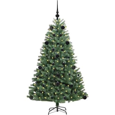 vidaXL Kunstmatige Inklapbare Kerstboom Groen 150 cm PVC en Metaal vidaXL Kunstmatige Inklapbare Kerstboom Groen 150 cm PVC en Metaal