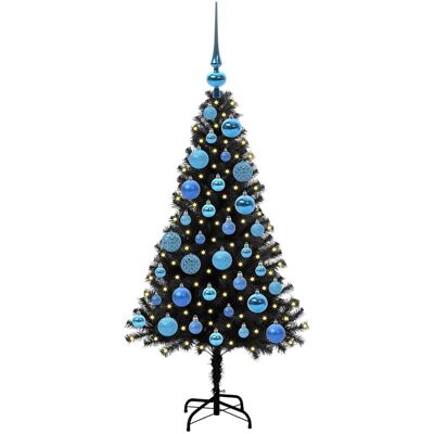 vidaXL Kerstboom Zwart 120 cm PVC vidaXL Kerstboom Zwart 120 cm PVC