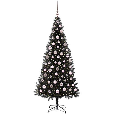 vidaXL Kerstboom Zwart 180 cm PVC vidaXL Kerstboom Zwart 180 cm PVC