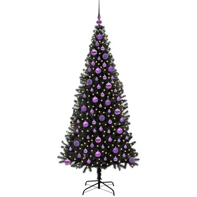 vidaXL Kerstboom Zwart 180 cm PVC vidaXL Kerstboom Zwart 180 cm PVC