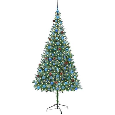 vidaXL Kunstkerstboom Groen 210 cm PVC en Staal vidaXL Kunstkerstboom Groen 210 cm PVC en Staal