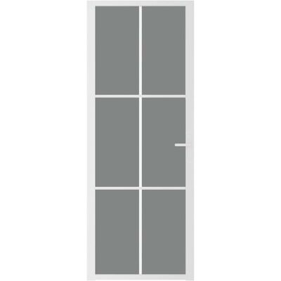 vidaXL - 350588 - Wit - gehard glas - Binnendeur vidaXL - 350588 - Wit - gehard glas - Binnendeur