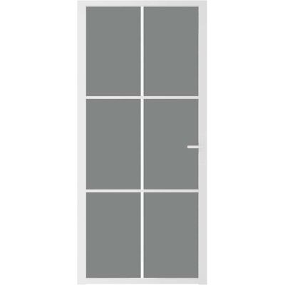 vidaXL Binnendeur ESG Glas en Aluminium - 93x201,5 cm vidaXL Binnendeur ESG Glas en Aluminium - 93x201,5 cm