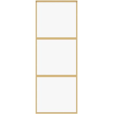 vidaXL Gouden schuifdeur - ESG glas 76x205 cm vidaXL Gouden schuifdeur - ESG glas 76x205 cm