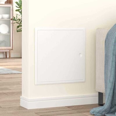 vidaXL Toegangs paneel Wit 43 x 43 x 3 cm Staal vidaXL Toegangs paneel Wit 43 x 43 x 3 cm Staal