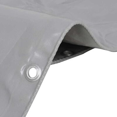 vidaXL 650 g/m² 1,5x20 m Grijze Zeildoek - Tarpaulin vidaXL 650 g/m² 1,5x20 m Grijze Zeildoek - Tarpaulin