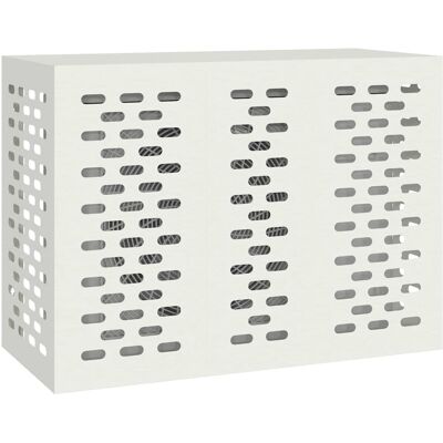 Vidaxl - Airconditionercover Wit 110x50x80 cm Staal - Airconditionercover Vidaxl - Airconditionercover Wit 110x50x80 cm Staal - Airconditionercover