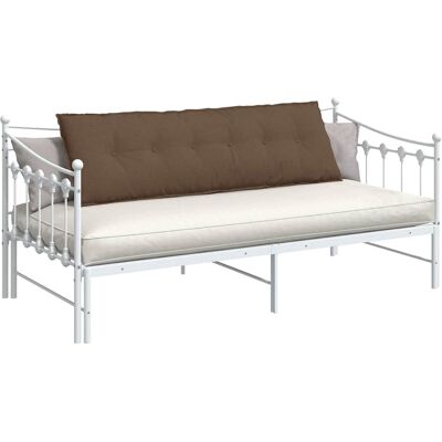 vidaXL Rugkussen Bruin 160 x 19 x 50 cm Stof vidaXL Rugkussen Bruin 160 x 19 x 50 cm Stof
