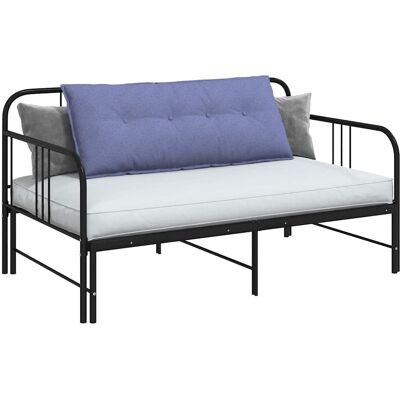 vidaXL Rugkussen Jeans Blauw 120 x 19 x 50 cm Stof vidaXL Rugkussen Jeans Blauw 120 x 19 x 50 cm Stof