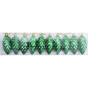 vidaXL Kerstdennenappeltje 40 pcs Groen Kunststof vidaXL Kerstdennenappeltje 40 pcs Groen Kunststof