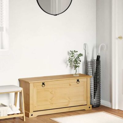 vidaXL Schoenenkast Corona 99x32x47 cm massief grenenhout vidaXL Schoenenkast Corona 99x32x47 cm massief grenenhout