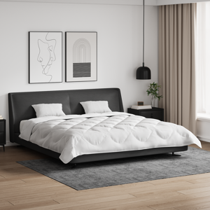 vidaXL Dekbed Set met kussen 3 pcs Wit Microfiber en Dons Feather vidaXL Dekbed Set met kussen 3 pcs Wit Microfiber en Dons Feather