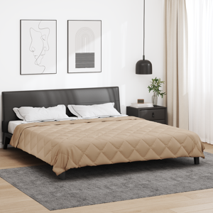 vidaXL Zomerdekbed Taupe 220 x 240 cm Microfiber vidaXL Zomerdekbed Taupe 220 x 240 cm Microfiber