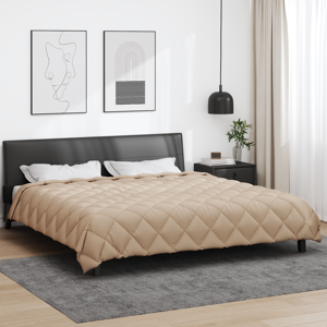 vidaXL Winter Dekbed Taupe 200 x 220 cm Microfiber vidaXL Winter Dekbed Taupe 200 x 220 cm Microfiber
