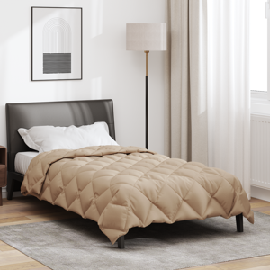 vidaXL Winter Dekbed Taupe 135 x 220 cm Microfiber vidaXL Winter Dekbed Taupe 135 x 220 cm Microfiber