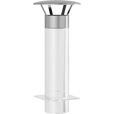 vidaXL Regenbescherming voor Schoorsteen Zilver 35 x 35 x 20 cm vidaXL Regenbescherming voor Schoorsteen Zilver 35 x 35 x 20 cm