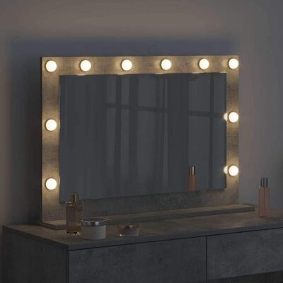 Vidaxl - Badkamer Spiegel Grijs Beton 80x55x18cm Vidaxl - Badkamer Spiegel Grijs Beton 80x55x18cm