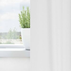 vidaXL Gordijnen met Gordijnen 2 stuks Zuiver Wit Polyester - Gordijn vidaXL Gordijnen met Gordijnen 2 stuks Zuiver Wit Polyester - Gordijn