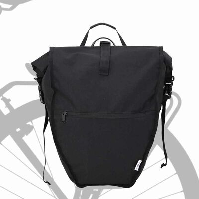 vidaXL Fietstas Zwart 32,5 x 17 x 57 cm Polyester vidaXL Fietstas Zwart 32,5 x 17 x 57 cm Polyester
