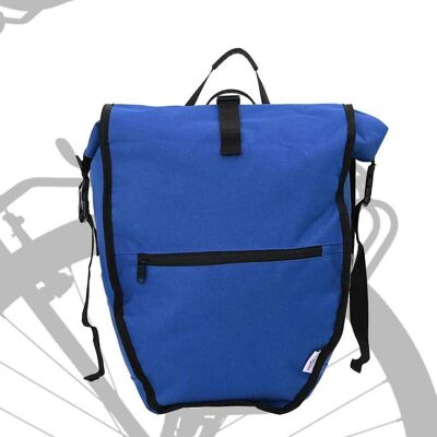 vidaXL Fietstas Blauw 32,5 x 17 x 57 cm Polyester vidaXL Fietstas Blauw 32,5 x 17 x 57 cm Polyester