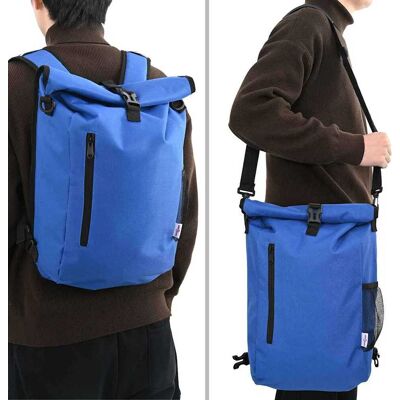 vidaXL Fietstas Blauw 31 x 13 x 58 cm Polyester vidaXL Fietstas Blauw 31 x 13 x 58 cm Polyester