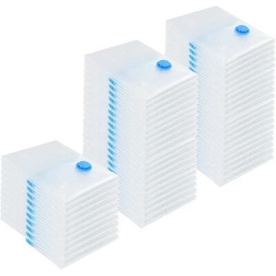 vidaXL Vacuumopslagzakken - 50 stuks - 70x50 cm Transparant vidaXL Vacuumopslagzakken - 50 stuks - 70x50 cm Transparant