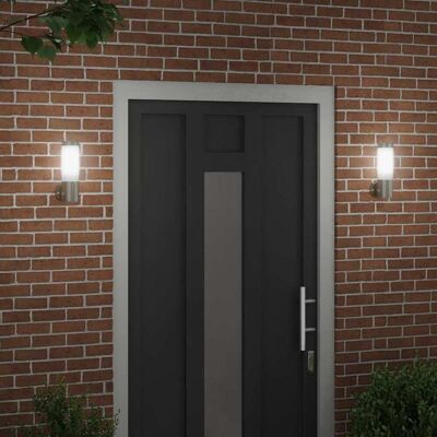 VIDAXL Wandlamp 2 stuks Zilver Modern Dimbaar Binnenverlichting VIDAXL Wandlamp 2 stuks Zilver Modern Dimbaar Binnenverlichting
