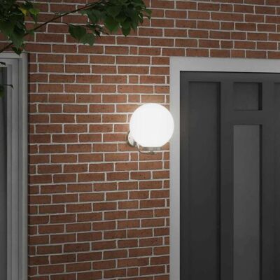 vidaXL Zilveren Sferische Moderne Wandlamp - Wandlicht vidaXL Zilveren Sferische Moderne Wandlamp - Wandlicht