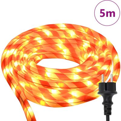 vidaXL Touwenlicht met touwlichten Warmwit 5 m PVC vidaXL Touwenlicht met touwlichten Warmwit 5 m PVC