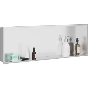 vidaXL Douche Niche Zilver 90 x 30 x 9,5 cm Roestvrij staal vidaXL Douche Niche Zilver 90 x 30 x 9,5 cm Roestvrij staal
