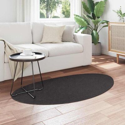 vidaXL Tapijt HUARTE Antraciet 80 x 150 cm Polyester vidaXL Tapijt HUARTE Antraciet 80 x 150 cm Polyester