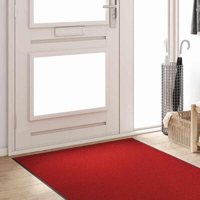 Vidaxl Rode Rechthoekige Deurmat 120x300 cm Vidaxl Rode Rechthoekige Deurmat 120x300 cm