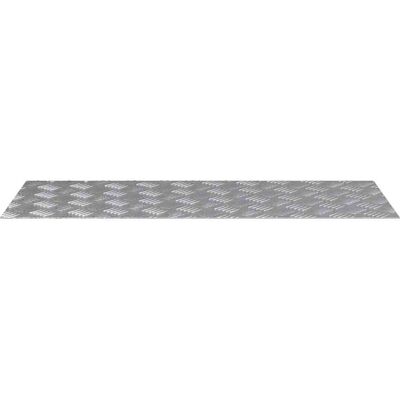 vidaXL Aluminium Grijze Trede - Rechthoekig 100x40 cm vidaXL Aluminium Grijze Trede - Rechthoekig 100x40 cm