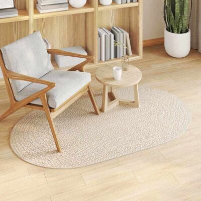 vidaXL Vloerkleed ZIZUR Crème 150 x 80 cm Polypropyleen vidaXL Vloerkleed ZIZUR Crème 150 x 80 cm Polypropyleen