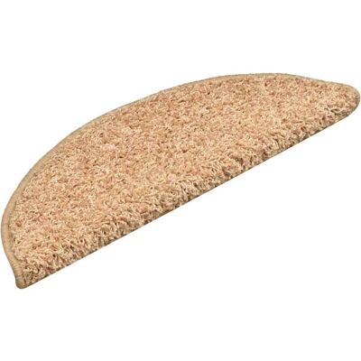 vidaXL Trapmatten 30 stuks 56x17x3 cm Goud Halfrond vidaXL Trapmatten 30 stuks 56x17x3 cm Goud Halfrond