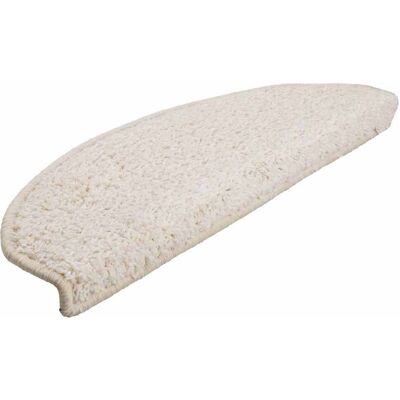 vidaXL Trapmatten 30 stuks 65x21x4 cm Wit Halfrond Groot vidaXL Trapmatten 30 stuks 65x21x4 cm Wit Halfrond Groot