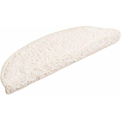 vidaXL Trapmatten 20 st 56x17x3 cm Wit Halfrond vidaXL Trapmatten 20 st 56x17x3 cm Wit Halfrond